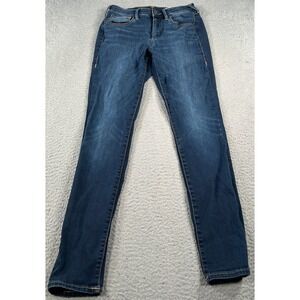 True Religion Jennie Jeans Womens 26x29‎ Blue Denim Skinny Curvy Faded Stretch